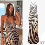 Vittoria Ceretti abito Roberto Cavalli