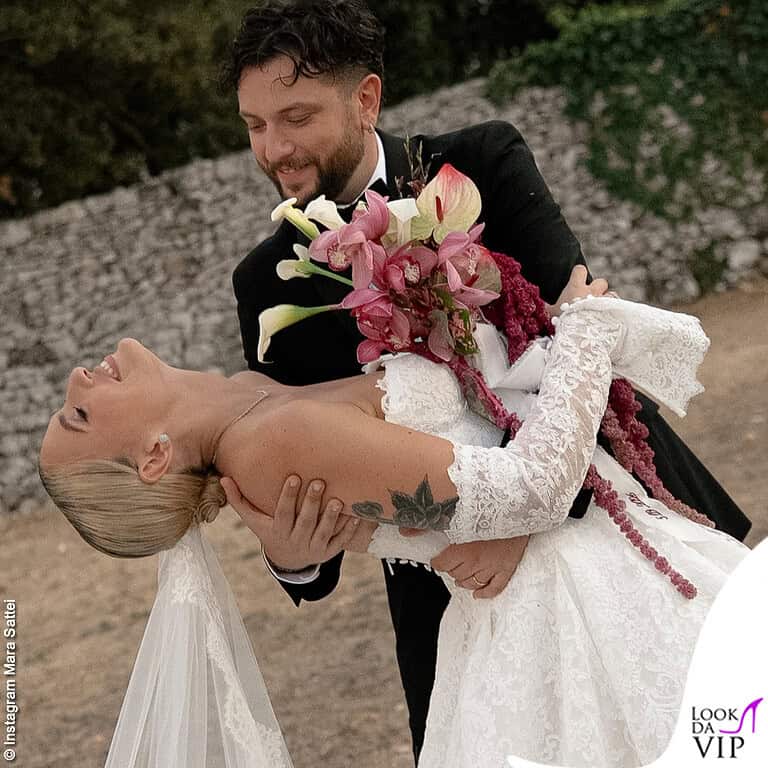 matrimonio Mara Sattei Alessandro Donadei, abito da sposa Elisabetta Polignano
