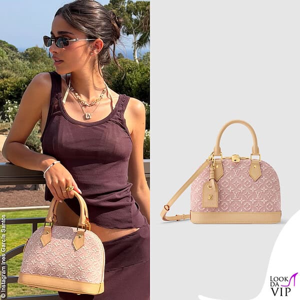 La Garcia con una Louis Vuitton Alma BB 1
