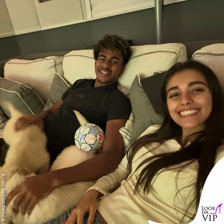 Lamine Yamal Ines Garcia cani