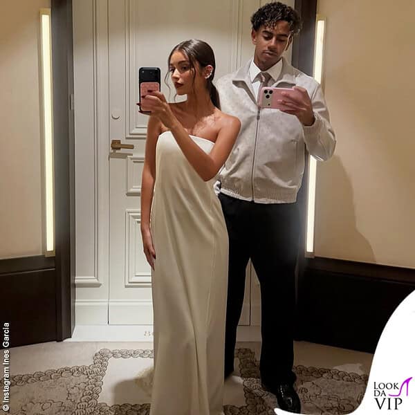 Lamine Yamal e Ines Garcia pronti per uscire: per lui una giacca Louis Vuitton 